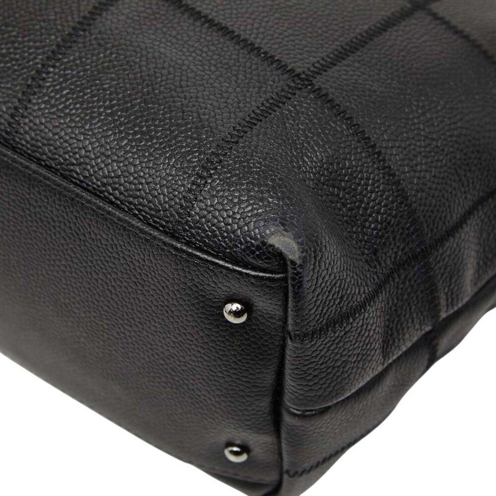 CHANEL Black Caviar Leather Tote Bag - Picture 4 of 11